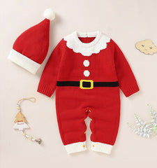 Baby Knitted Jumpsuits Christmas Cute Clothes And Hats - Infinite Goods Shop