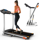 Folding Treadmill Fitness Equipment With LCD Walking Running Cardio Exercise Machine - Infinite Goods Shop