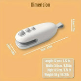 Mini Bag Sealer, 2 In 1 Chip Bag Sealer With Cutter, Rechargeable Bag Sealer Heat Seal, Portable Resealer Machine For Plastic Bags Food Storage Snacks Freshness - Infinite Goods Shop