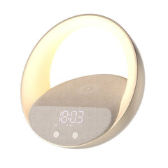 Multifunctional Wireless Charger Clock Wake - up Light Bluetooth Speaker - Infinite Goods Shop
