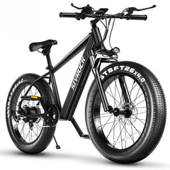 "26 x 40" Fat Tire Electric Mountain Bike – 1000W Motor, 48V 15Ah Battery, Adult Ebike for Trail, Commute, UL & GCC Certified