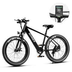 "26 x 40" Fat Tire Electric Mountain Bike – 1000W Motor, 48V 15Ah Battery, Adult Ebike for Trail, Commute, UL & GCC Certified