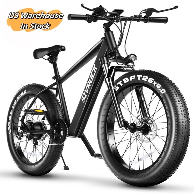 "26 x 40" Fat Tire Electric Mountain Bike – 1000W Motor, 48V 15Ah Battery, Adult Ebike for Trail, Commute, UL & GCC Certified