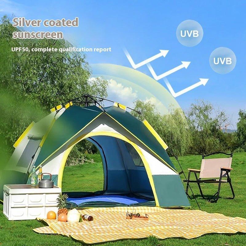 Tent Outdoor Camping 3 - 4 People Automatic Quickly Open - Infinite Goods Shop