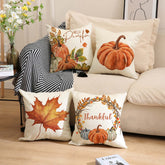 Thanksgiving Pillow Cover Pumpkin Decoration Cushion Cover - Infinite Goods Shop