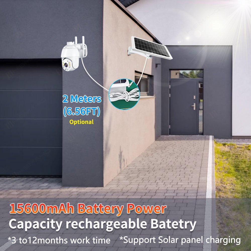 4G SIM Card Security Protection LTE Camera 1080P IP WIFI Wireless Smart Home CAM 8W Solar Panel Battery Outdoor Night Vision - Infinite Goods Shop