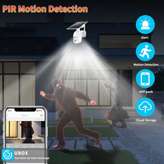 4G SIM Card Security Protection LTE Camera 1080P IP WIFI Wireless Smart Home CAM 8W Solar Panel Battery Outdoor Night Vision - Infinite Goods Shop