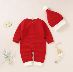 Baby Knitted Jumpsuits Christmas Cute Clothes And Hats - Infinite Goods Shop