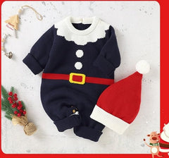 Baby Knitted Jumpsuits Christmas Cute Clothes And Hats - Infinite Goods Shop