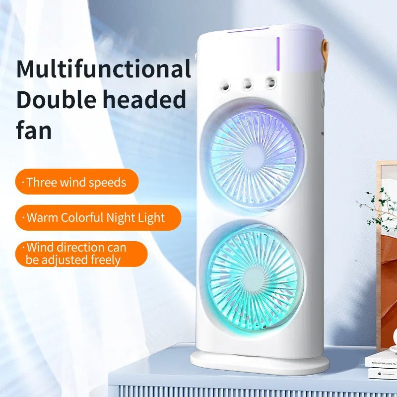 Portable Spray Fan & Humidifier – Mini Air Cooler for Home, Office & Outdoors | Infinite Goods Shop