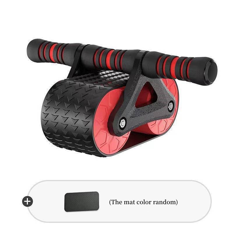 Double Wheel Abdominal Exerciser Women Men Automatic Rebound Ab Wheel Roller Waist Trainer Gym Sports Home Exercise Devices - Infinite Goods Shop