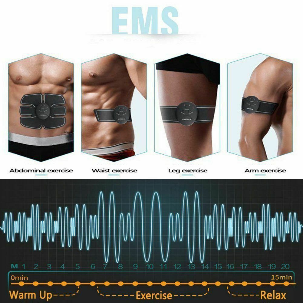 Electric Muscle Toner Machine ABS Toning Belt Simulation Fat Burner Belly Shaper - Infinite Goods Shop