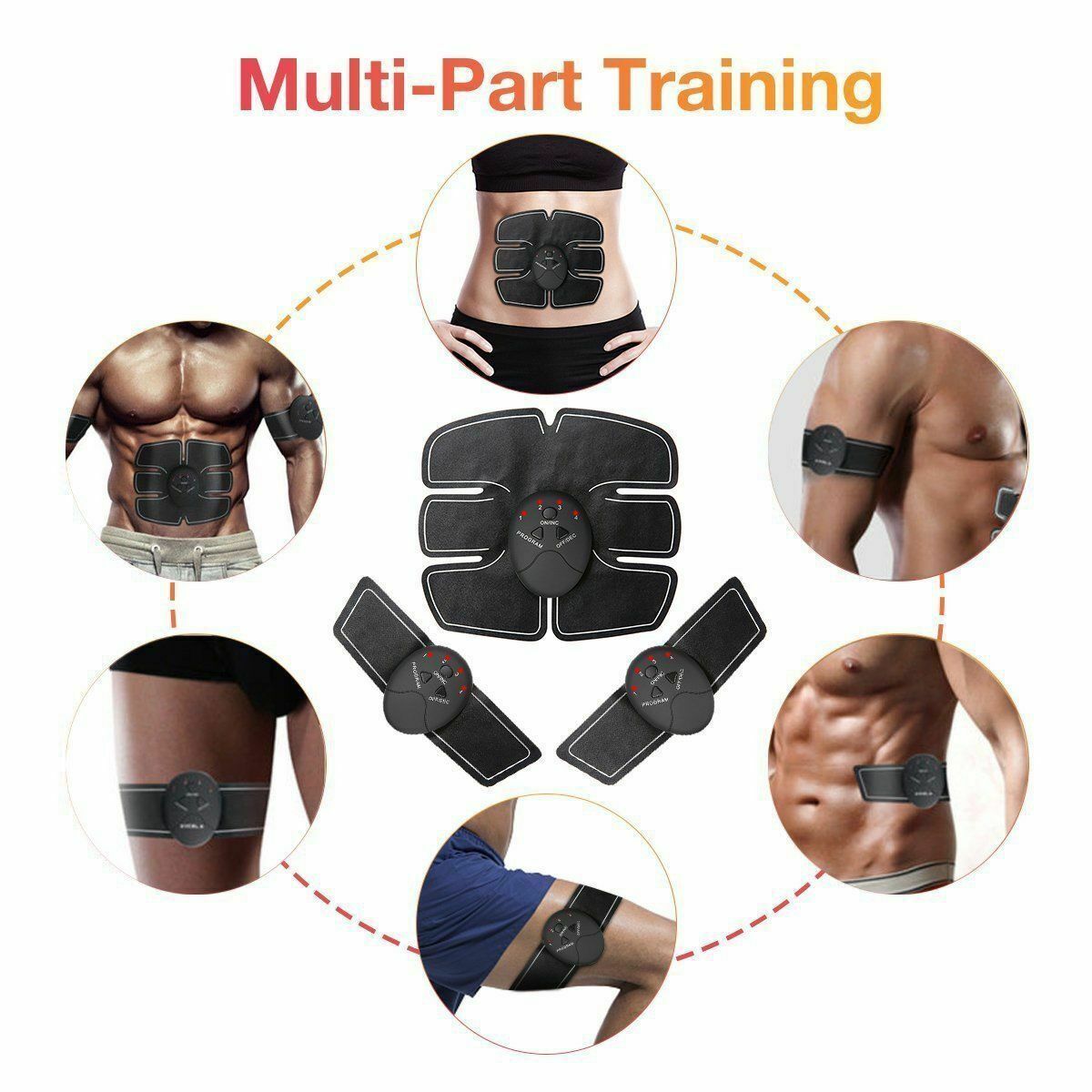 Electric Muscle Toner Machine ABS Toning Belt Simulation Fat Burner Belly Shaper - Infinite Goods Shop
