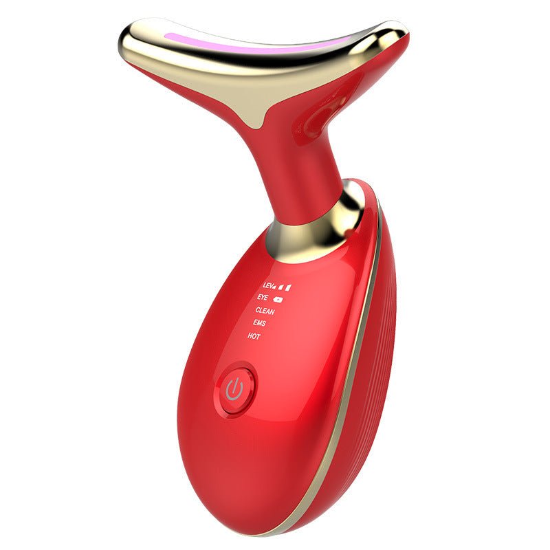 EMS Thermal Neck Lifting And Tighten Massager Electric Microcurrent Wrinkle Remover - Infinite Goods Shop