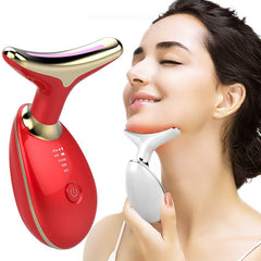 EMS Thermal Neck Lifting And Tighten Massager Electric Microcurrent Wrinkle Remover - Infinite Goods Shop