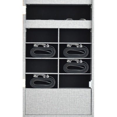 Fashion Simple Jewelry Storage Mirror Cabinet With LED Lights Can Be Hung On The Door Or Wall - Infinite Goods Shop
