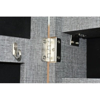 Fashion Simple Jewelry Storage Mirror Cabinet With LED Lights Can Be Hung On The Door Or Wall - Infinite Goods Shop