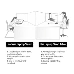Foldable Laptop Stand Ergonomic Desk Tablet Holder - Infinite Goods Shop