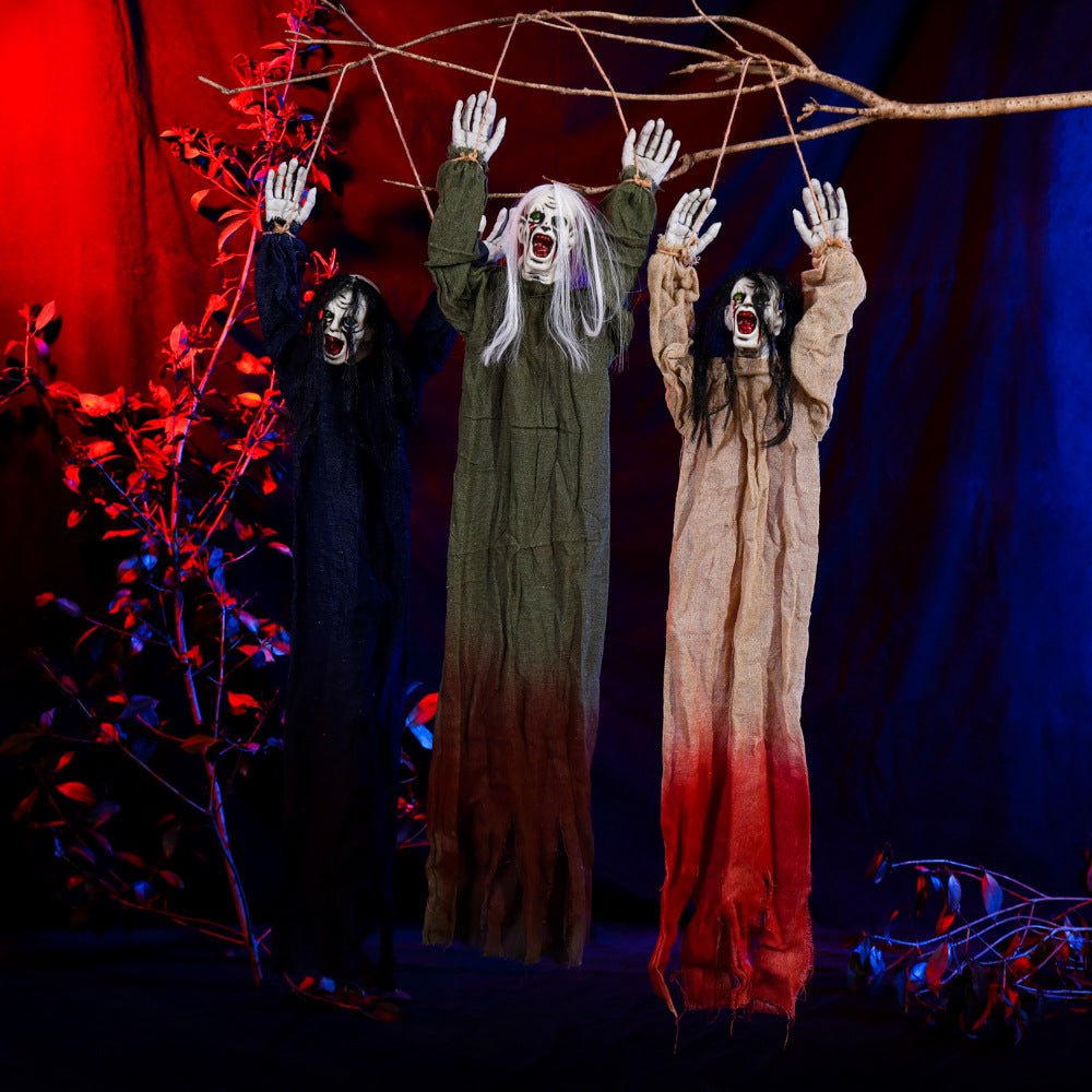 Halloween Decoration Hanging Ghost Haunted House Secret Room Layout Props - Infinite Goods Shop