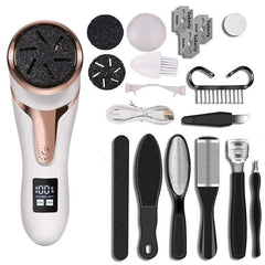 LCD Digital Display Electric Vacuum Cleaner Foot Scrubber Exfoliating Pedicure - Infinite Goods Shop