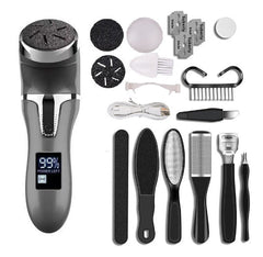 LCD Digital Display Electric Vacuum Cleaner Foot Scrubber Exfoliating Pedicure - Infinite Goods Shop