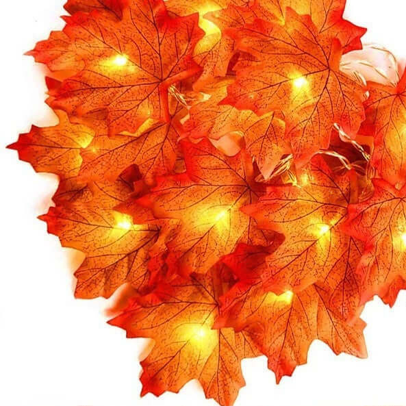 Led Maple Leaf Pumpkin Lighting Chain Thanksgiving Decoration Flashing Light - Infinite Goods Shop