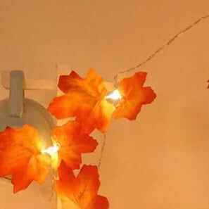 Led Maple Leaf Pumpkin Lighting Chain Thanksgiving Decoration Flashing Light - Infinite Goods Shop