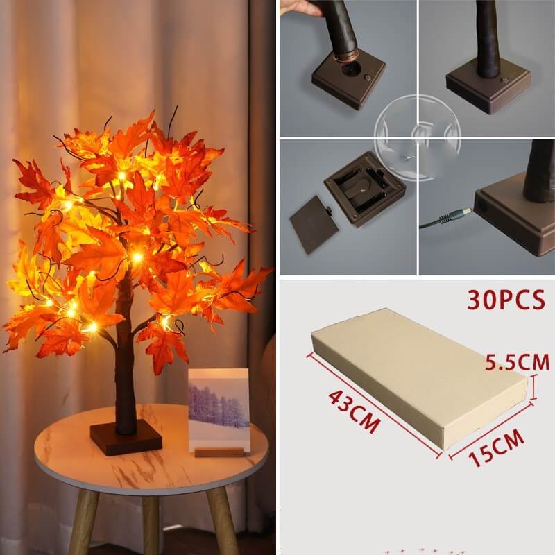 Led Thanksgiving Day Activities Maple Home Decorative Lights - Infinite Goods Shop