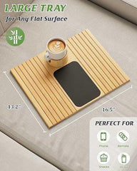 Modern Minimalist Bamboo Sofa Tray - Infinite Goods Shop