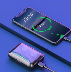 Multifunction Bluetooth Headset Binaural Movement Power Bank Phone Support - Infinite Goods Shop