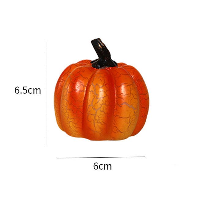 New Halloween Pumpkin Lantern Simulation Pumpkin LED Candle Lamp Resin Luminous Pumpkin - Infinite Goods Shop