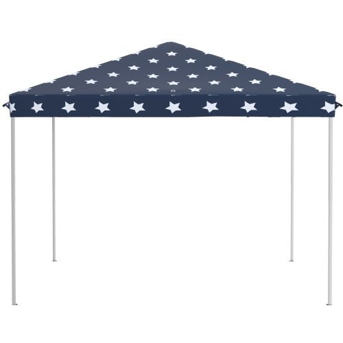 Outsunny 10x10 Canopy Tent 4th of July Special, Adjustable Gazebo American flag design - Infinite Goods Shop