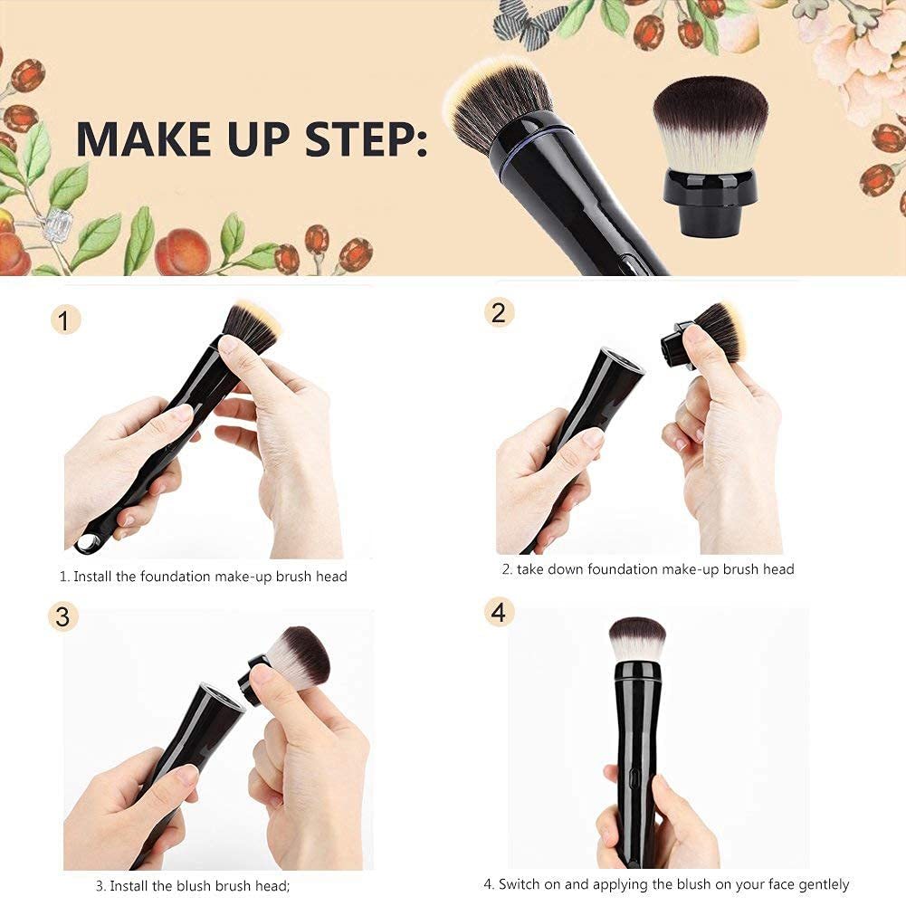Popular Makeup Tools Portable Travel Cosmetic Electric Handle Makeup Brushes Blush Powder Foundation Single Makeup Brush - Infinite Goods Shop