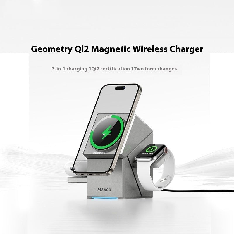 Qi2 Protocol Magnetic Touch Rotating Wireless Charger - Infinite Goods Shop