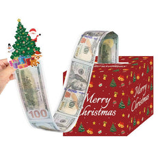 Red Christmas Money Box Christmas Party Decoration - Infinite Goods Shop