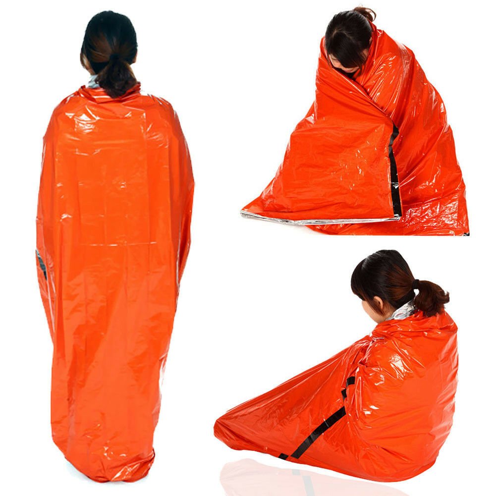 Reusable Emergency Sleeping Bag Thermal Waterproof Survival - Infinite Goods Shop