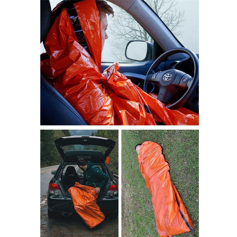 Reusable Emergency Sleeping Bag Thermal Waterproof Survival - Infinite Goods Shop