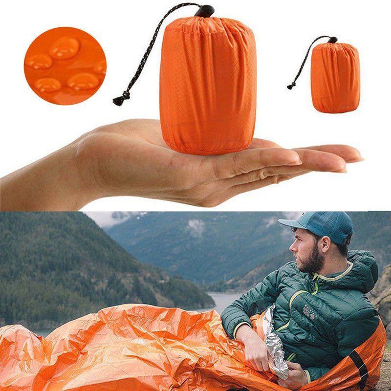 Reusable Emergency Sleeping Bag Thermal Waterproof Survival - Infinite Goods Shop