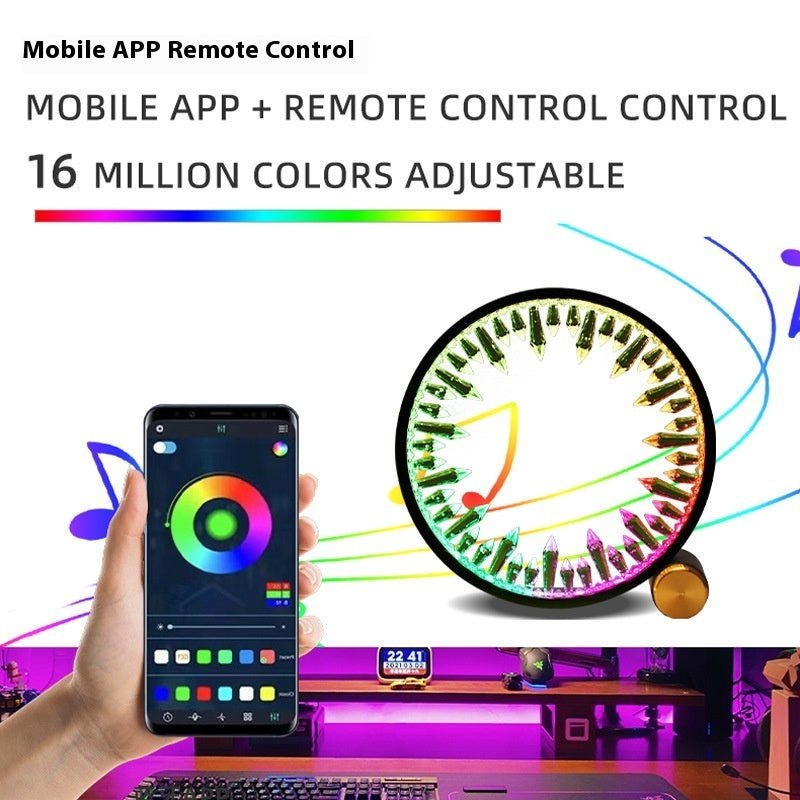 RGB Pickup Ambience Light LED Decoration Seven - color Night Light - Infinite Goods Shop