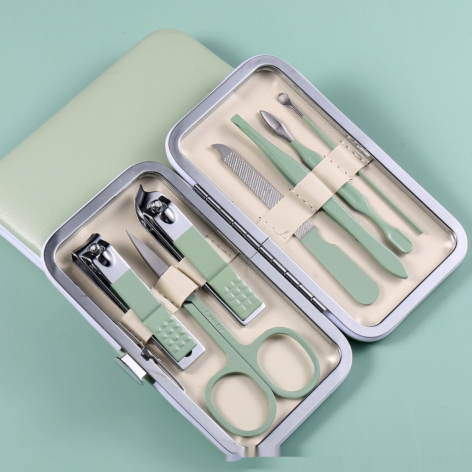 Stainless Steel Nail Scissor Set 18 - piece Manicure Implement Clippers - Infinite Goods Shop