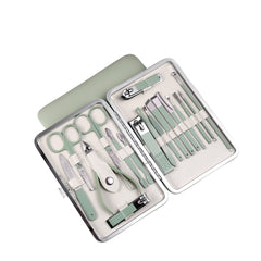 Stainless Steel Nail Scissor Set 18 - piece Manicure Implement Clippers - Infinite Goods Shop