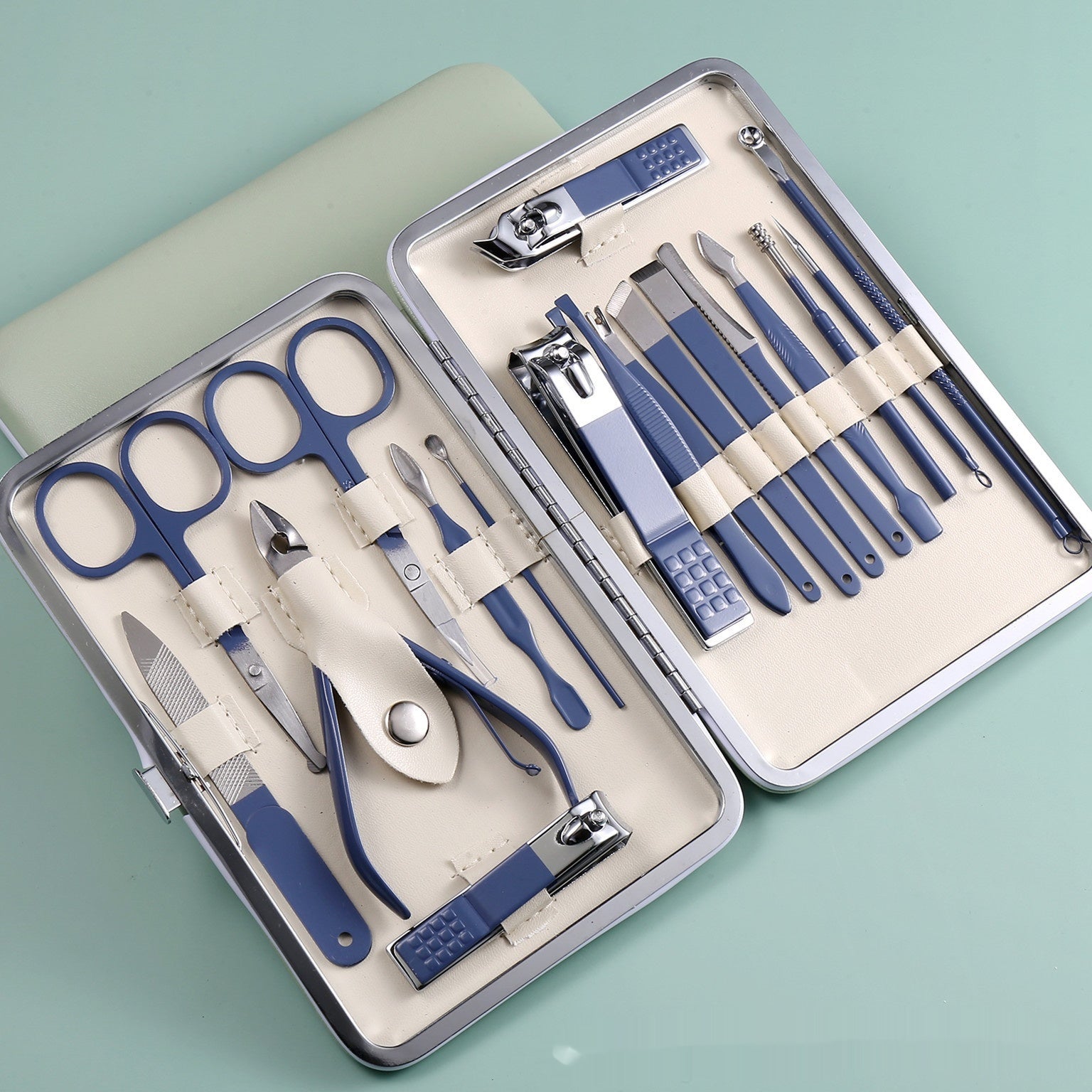 Stainless Steel Nail Scissor Set 18 - piece Manicure Implement Clippers - Infinite Goods Shop