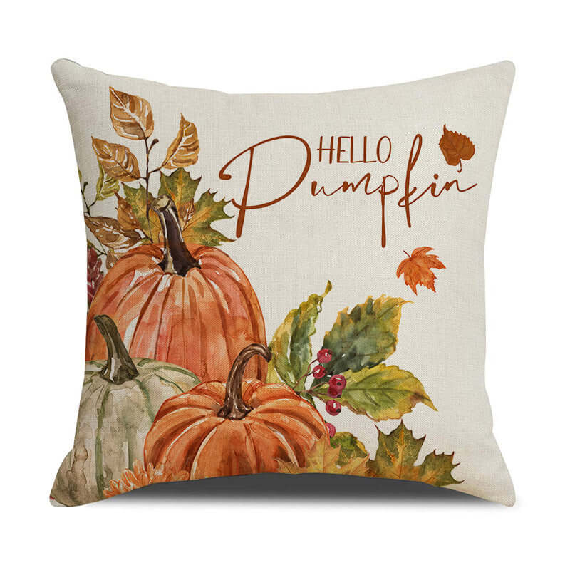 Thanksgiving Pillow Cover Pumpkin Decoration Cushion Cover - Infinite Goods Shop