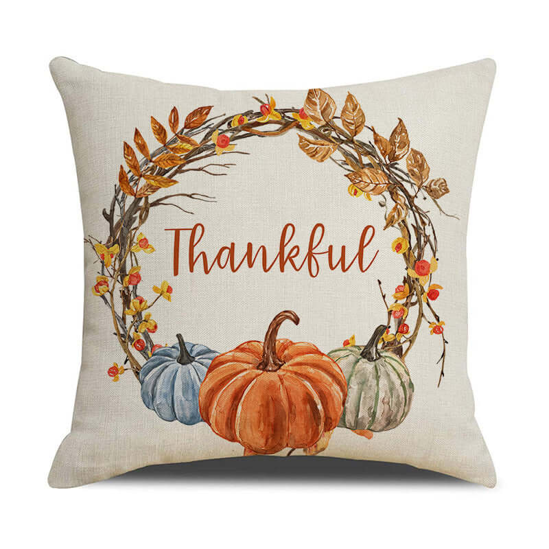 Thanksgiving Pillow Cover Pumpkin Decoration Cushion Cover - Infinite Goods Shop