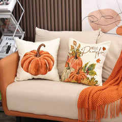 Thanksgiving Pillow Cover Pumpkin Decoration Cushion Cover - Infinite Goods Shop