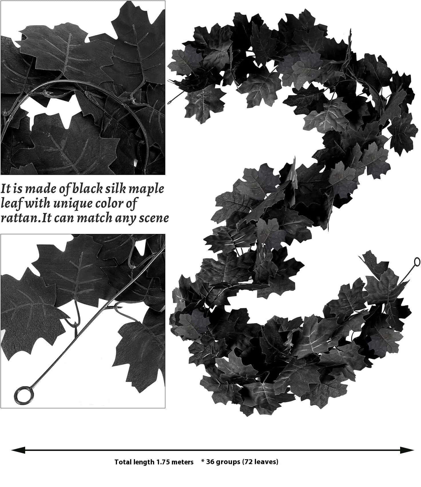 Thanksgiving Rattan Maple Rattan Decoration - Infinite Goods Shop