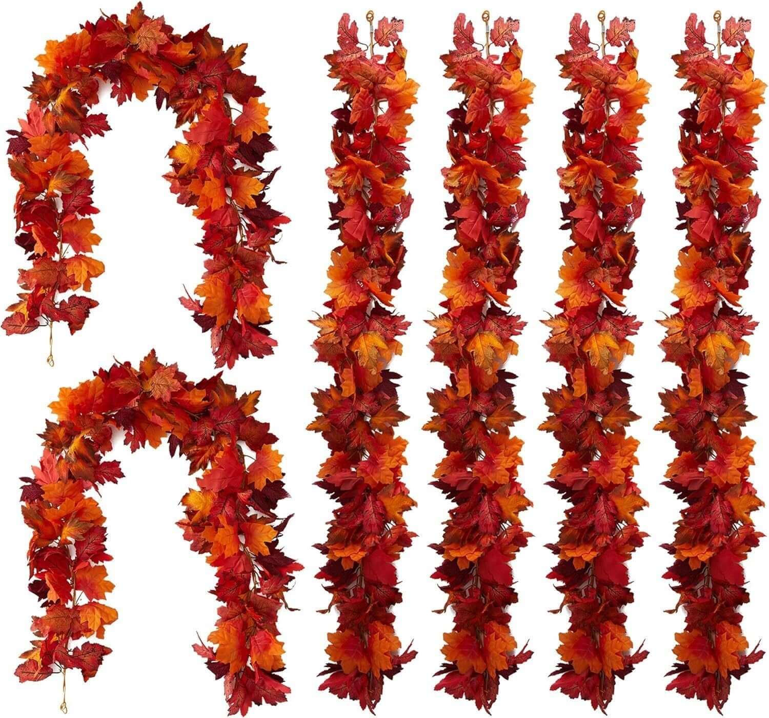 Thanksgiving Rattan Maple Rattan Decoration - Infinite Goods Shop