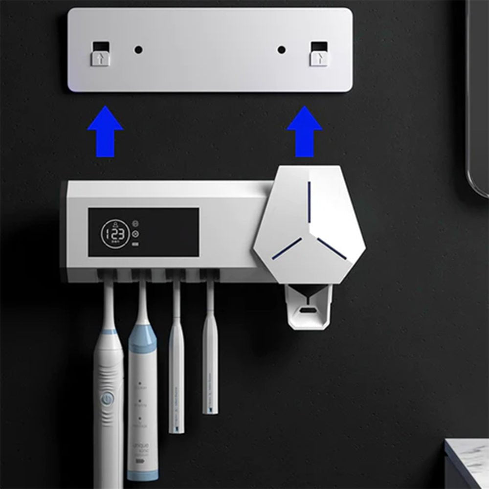 Toothbrush Sterilizer Adopts A Dual Mode Wall Mounted UVC Ultraviolet Active Circulating Sterilization System - Infinite Goods Shop
