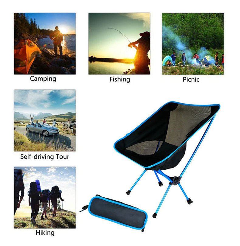 Travel Ultralight Folding Chair Superhard High Load Outdoor Camping Chair - Infinite Goods Shop